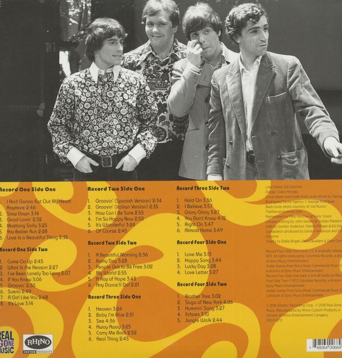The Rascals - The Complete Singles A's & B's Limited Hand-Numbered Edition of 500 Vinyl Copies