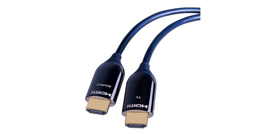 VANCO Fiber Active Optical Cable - HDMI Fiber Cable with HDR, ISF Certified, In-wall Rated