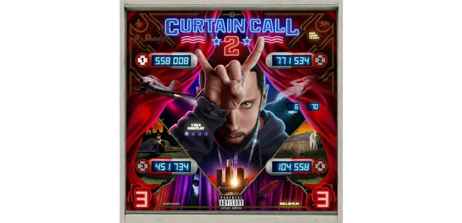 Eminem Curtain Call 2 - 180 Gram 2 LP Vinyl - Explicit Content