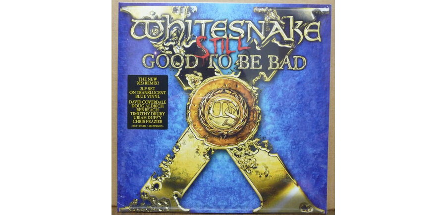 Whitesnake Still Good To Be Bad 2 LP Translucent Blue Vinyl