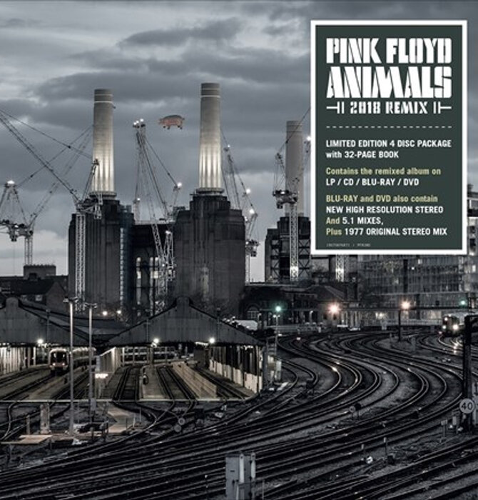 Pink Floyd - Animals , 2018 Remix Limited Edition 180 Gram Vinyl with CD / BluRay / DVD