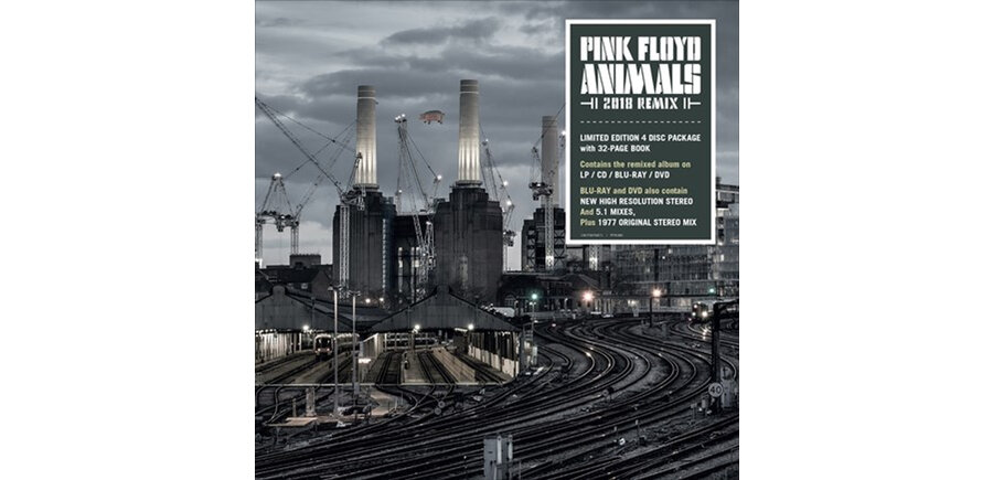 Pink Floyd - Animals , 2018 Remix Limited Edition 180 Gram Vinyl with CD / BluRay / DVD