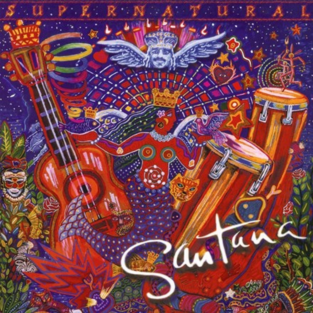 美品 Santana サンタナモデル LP Aspire タイオーク ボンゴ Santana Supernatural 150 Gram 2 LP Vinyl - AV Luxury Group