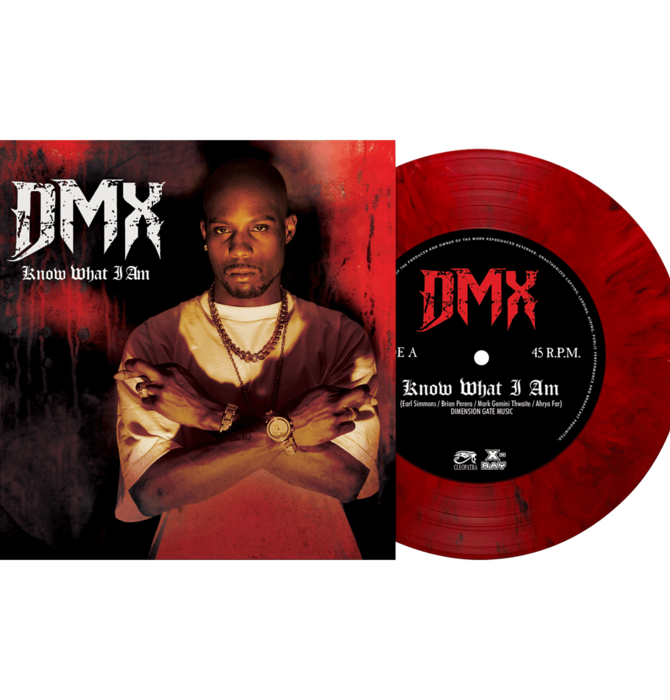 DMX Know What I Am , Limited Edition Red Marbled 7" Vinyl