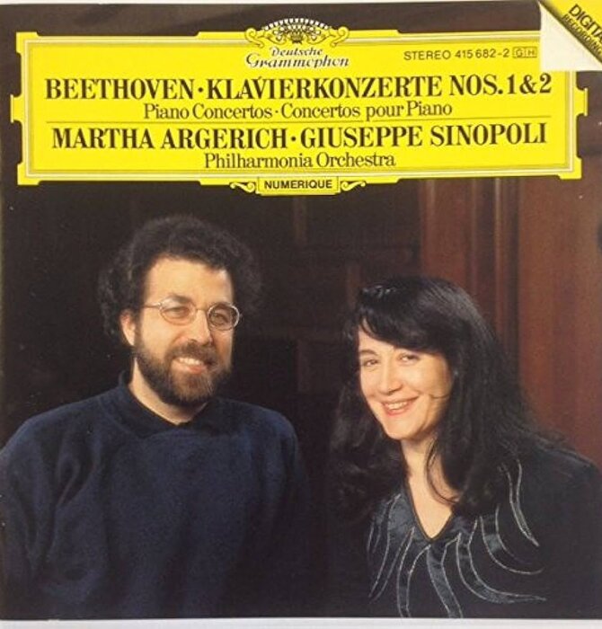 Beethoven Klavierkonzerte  No. 1 & 2  - 2 LP 180 Gram Vinyl, Martha Argerich / Philharmonia Orchestra London / Giuseppe Sinopoli