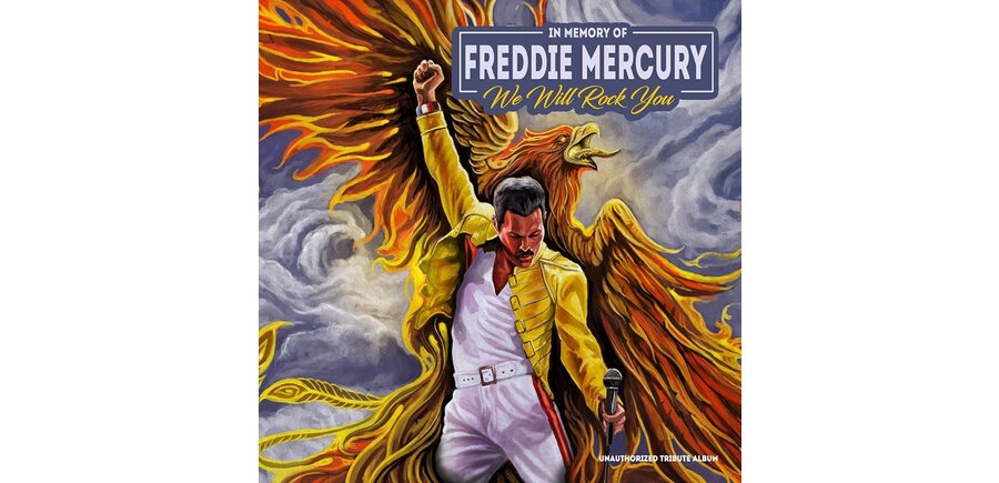 Queen - In Memory Freddie Mercury We Will Rock You , Yellow Vinyl