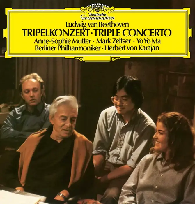 Berliner Philharmoniker with Herbert von Karajan, Anne-Sophie Mutter, Mark Zeltser - Ludwig van Beethoven: Triple Concerto Vinyl