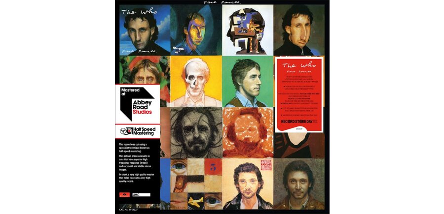 The Who - Face Dances Mastered by Abbey Road Studios , Half Speed Mastering  - Limited Edition Colored 180 Gram Vinyl