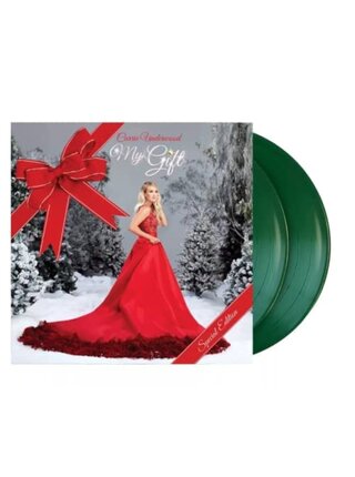 Carrie Underwood "My Gift" Special Edition Green Colored 2LP Vinyl Set with Poster