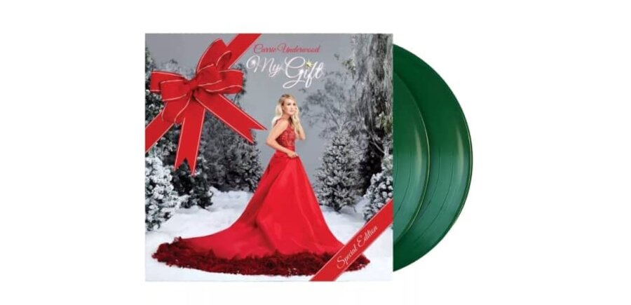 Carrie Underwood "My Gift" Special Edition Green Colored 2LP Vinyl Set with Poster