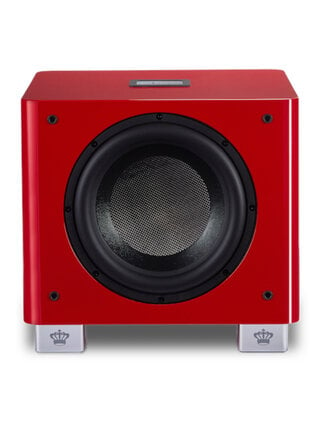 REL T/9x Red Subwoofer, 10" Front-Firing Driver, Arrow™ Wireless Port - Limited Edition
