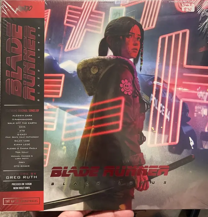 Blade Runner Black Lotus Neon Violet Vinyl Original Television Soundtrack