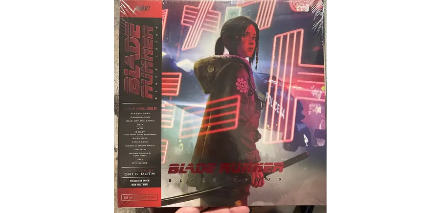 Blade Runner Black Lotus Neon Violet Vinyl Original Television Soundtrack