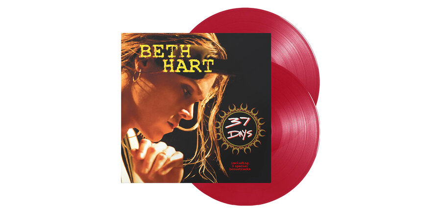 Beth Hart 37 Days Limited Edition Transparent Red 2LP Vinyl