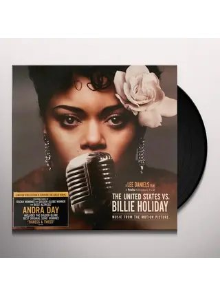 The United States Against Billi Holiday Music from The Motion Picture , Limited Collectors Edition Gold Vinyl