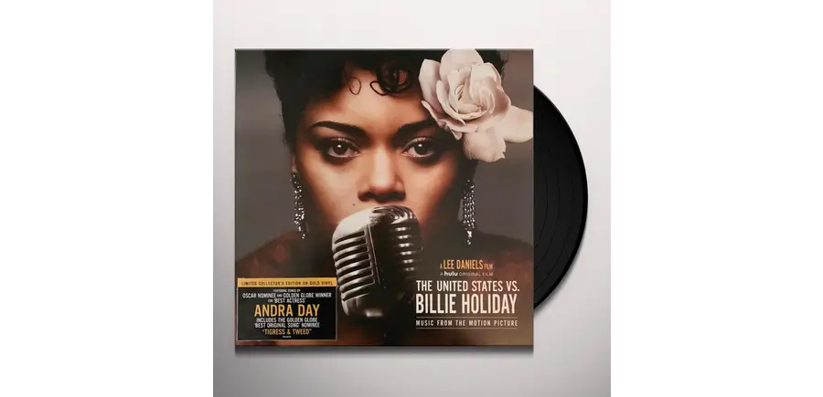 The United States Against Billi Holiday Music from The Motion Picture , Limited Collectors Edition Gold Vinyl