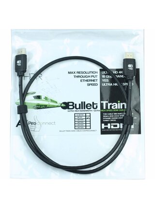 Bullet Train Ultra HD 4K 60Hz 18Gbps HDMI Jumper Cable