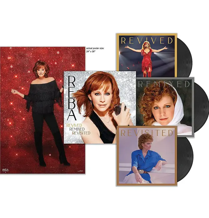 REBA - Revived Remixed Revisited A Reimagined Collection 3 LP Vinyl Box Set