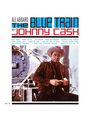 Johnny Cash - All Aboard The Blue Train , Remastered Limited Edition 180 Gram Colored Vinyl
