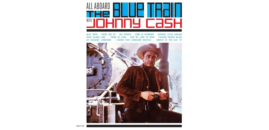 Johnny Cash - All Aboard The Blue Train , Remastered Limited Edition 180 Gram Colored Vinyl