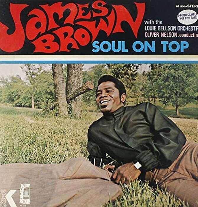 James Brown with The Louie Bellson Orchestra Soul On Top 180 Gram Vinyl