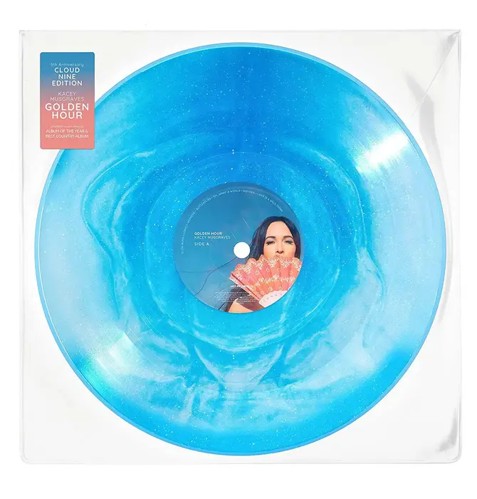 Kacey Musgraves Golden Hour 5th Anniversary Cloud Nine Edition - Sky Blue Picture Disc Vinyl