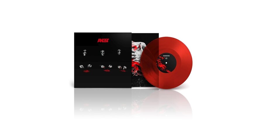 Rammstein - Angst , Limited Edition 7" Transparent Red Single