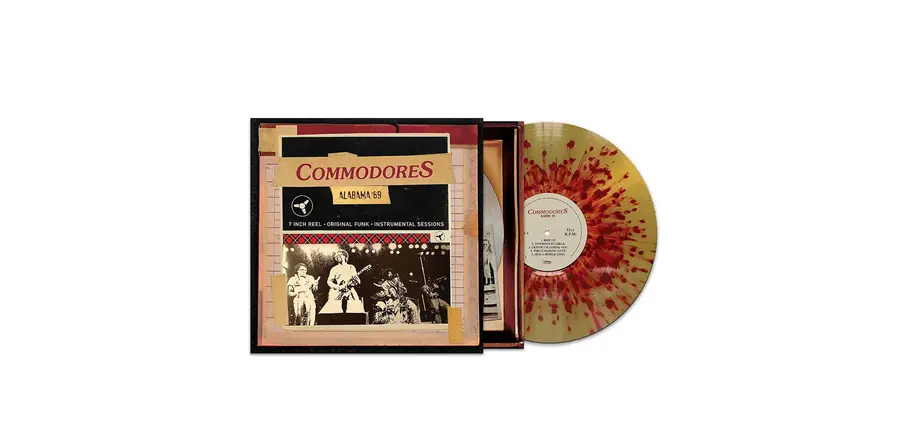 Commodores - Alabama '69 , Limited Edition Gold / Red Splatter Vinyl