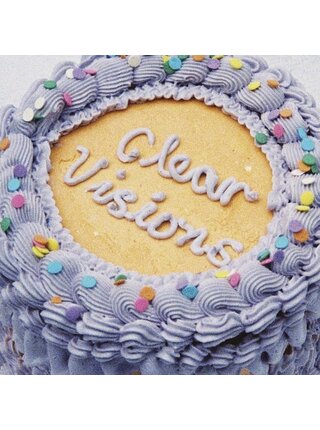 100% Clear Visions , Transparent Teal Vinyl Record