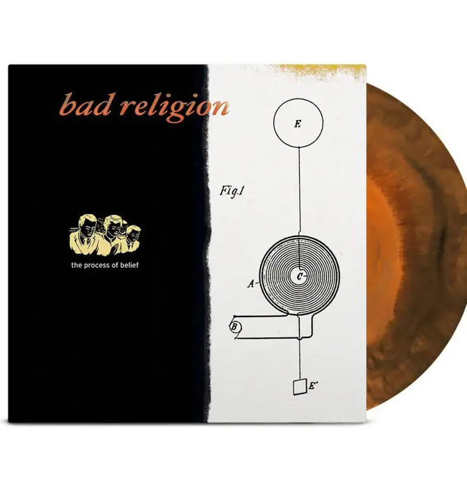Bad Religion - Process Of Belief - Limited 20th.  Anniversary Edition  Halloween Orange Vinyl
