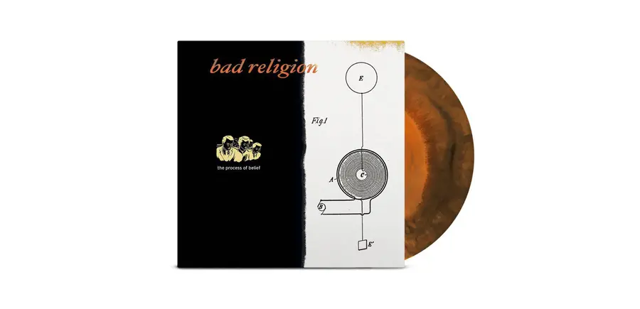 Bad Religion - Process Of Belief - Limited 20th.  Anniversary Edition  Halloween Orange Vinyl