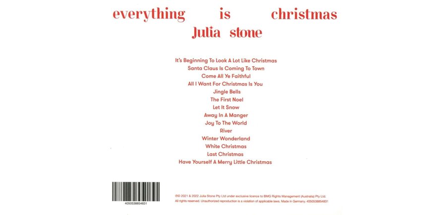 Julia Stone - Everything is Christmas , Limited Edition White Vinyl Record