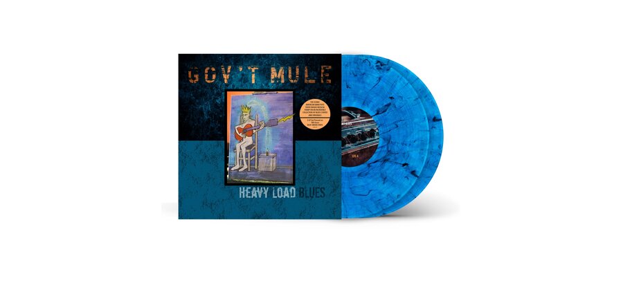 Gov't Mule - Heavy Load Blues , 180 Gram 2 LP's Blue Smoke Vinyl