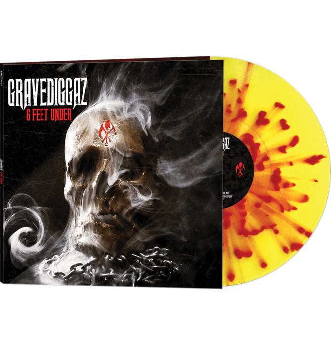Gravediggaz - 6 Feet Under , Limited Edition Yellow / Red Splatter Vinyl