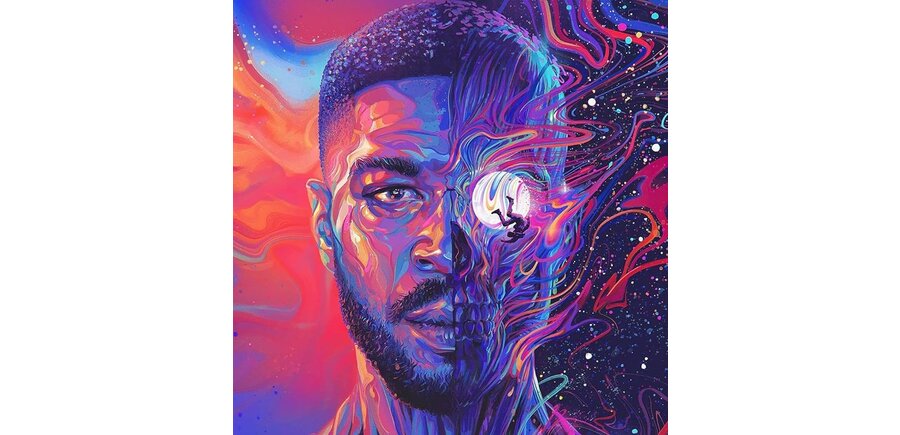 Kid Cudi - Man On The Moon III , 3d Installment , Pop Smoke, Skepta & Trippie Red , 2LP Vinyl
