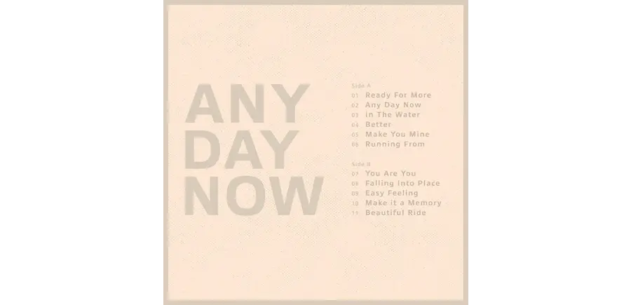 Krezip - Any Day Now , Limited Edition Crystal Clear 180 Gram Vinyl