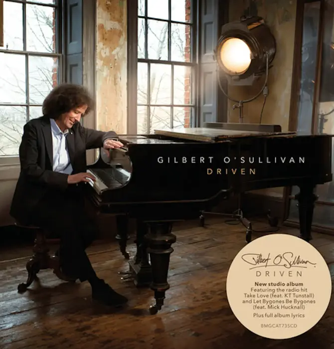 Gilbert O'Sullivan - Driven , Limited Edition Clear Vinyl