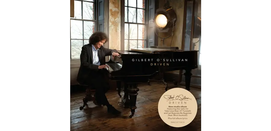 Gilbert O'Sullivan - Driven , Limited Edition Clear Vinyl