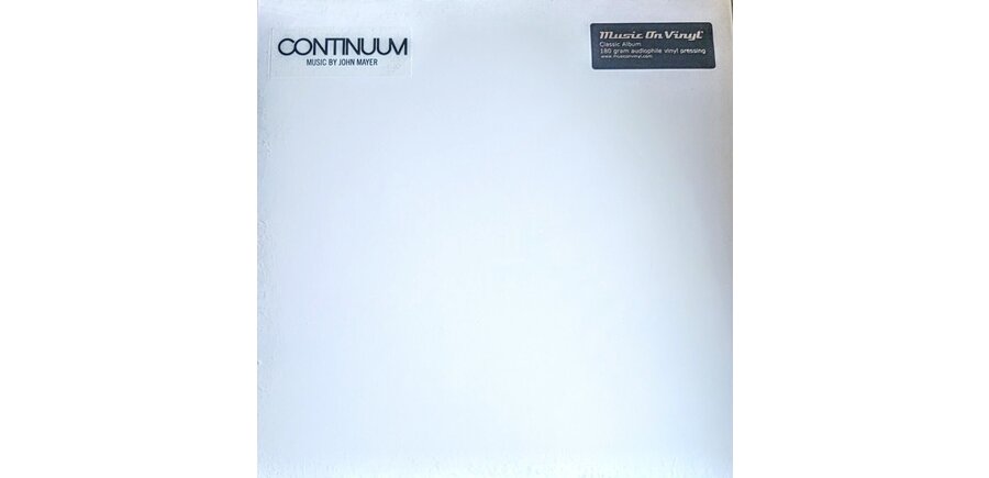 John Mayer - Continuum, 180 Gram Audiophile Grade Double Vinyl Set