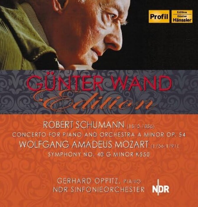 Gunther Wand Edition - Robert Schumann Concerto For Piano & Orchestra A Minor OP. 54 Wolfgang Amadeus Mozart Symphony N0. 40 G Minor K550 CD