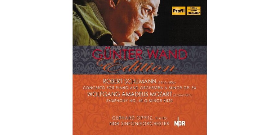 Gunther Wand Edition - Robert Schumann Concerto For Piano & Orchestra A Minor OP. 54 Wolfgang Amadeus Mozart Symphony N0. 40 G Minor K550 CD