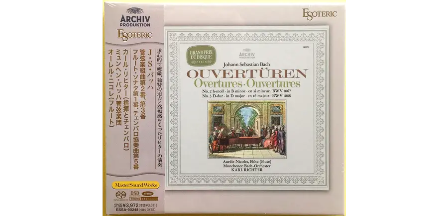 Esoteric Limited Edition Hybrid SACD - Johann Sebastian Bach - Ouvertüren . Münchener Bach-Orchester directed by Karl Richter
