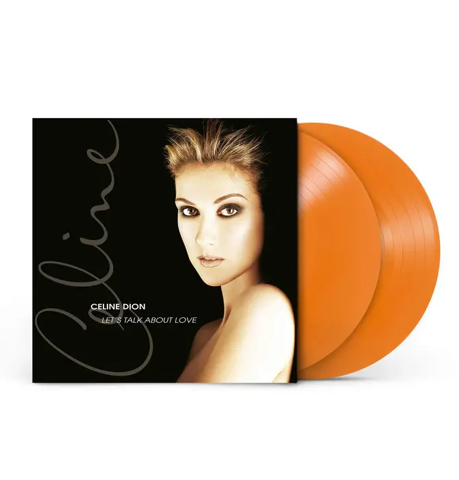 Celine Dion - Let's Talk About Love , Limited Edition Orange 2LP Vinyl
