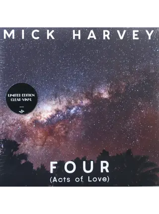 Mick Harvey - Four Acts Of Love , Limited Edition Clear Vinyl