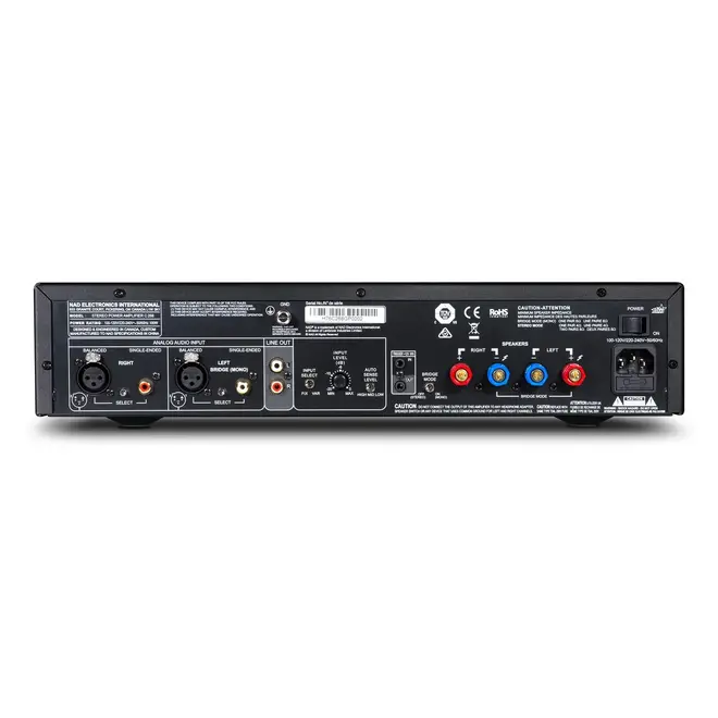 C 268 Stereo Power Amplifier Black, OPEN BOX