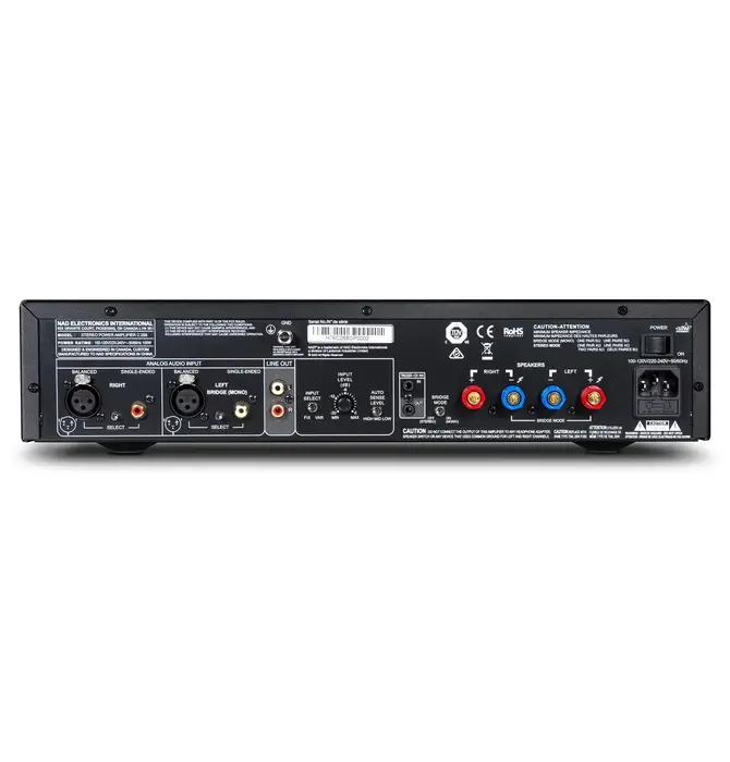 C 268 Stereo Power Amplifier Black, OPEN BOX