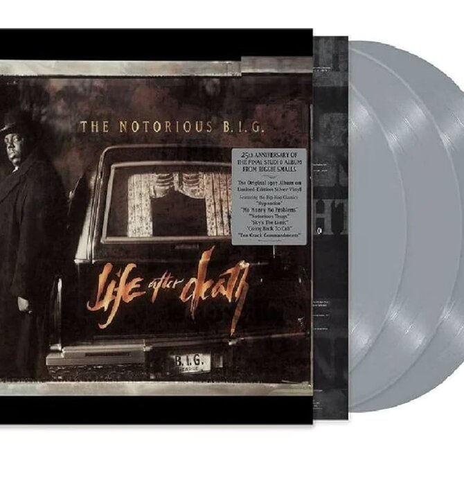 Notorious B. I. G - Life After Death: 25th Anniversary Edition , Limited Edition, Silver 3 LP Vinyl Import