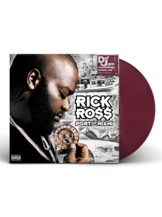 Rick Ross - Port Of Miami ,DEF Jam Recordings Series One  HIP HOP's 50th. Anniversary Limited Edition Burgundy 2 LP Vinyl