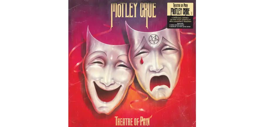 Motley Crue - Theater Of Pain , 1st Ever Vinyl Pressing Of 40th. Anniversary Remaster