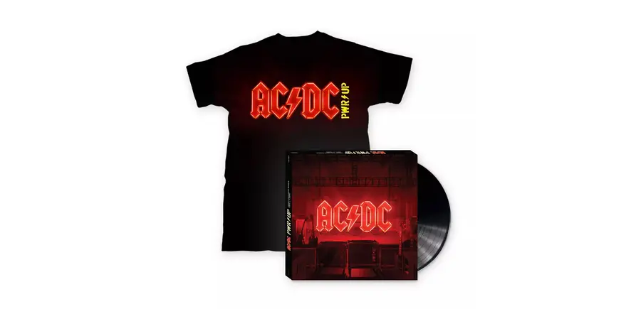 AC / DC - Power Up , Limited Edition Vinyl LP +AC / DC Shirt ( Large )